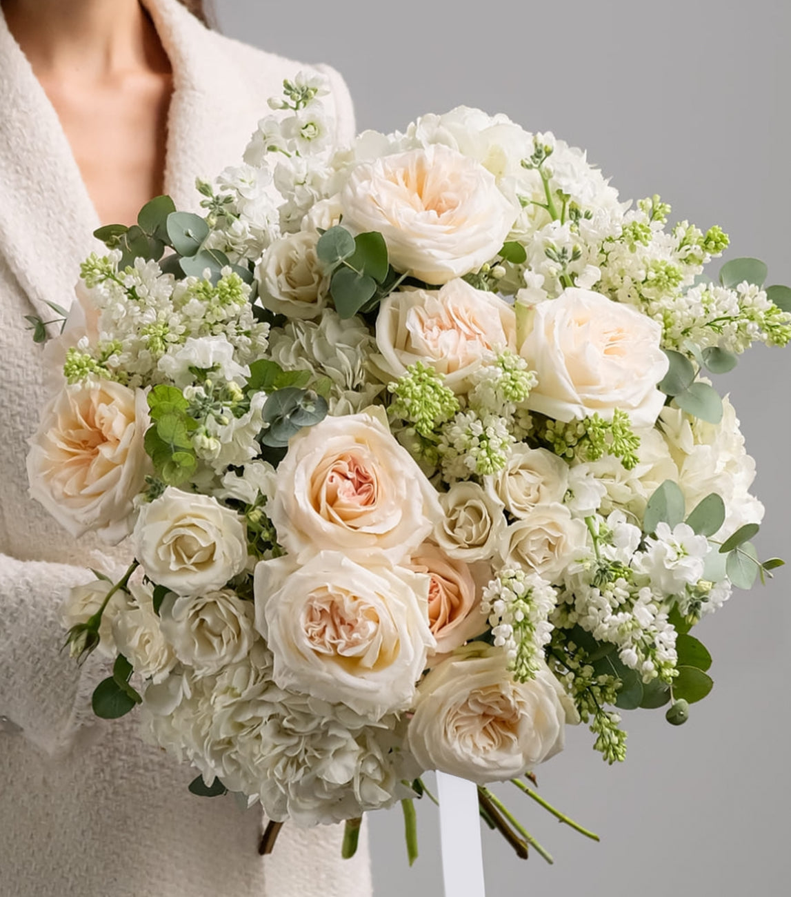 "Softness" Hydrangeas, Roses Luxury London Flower Delivery La