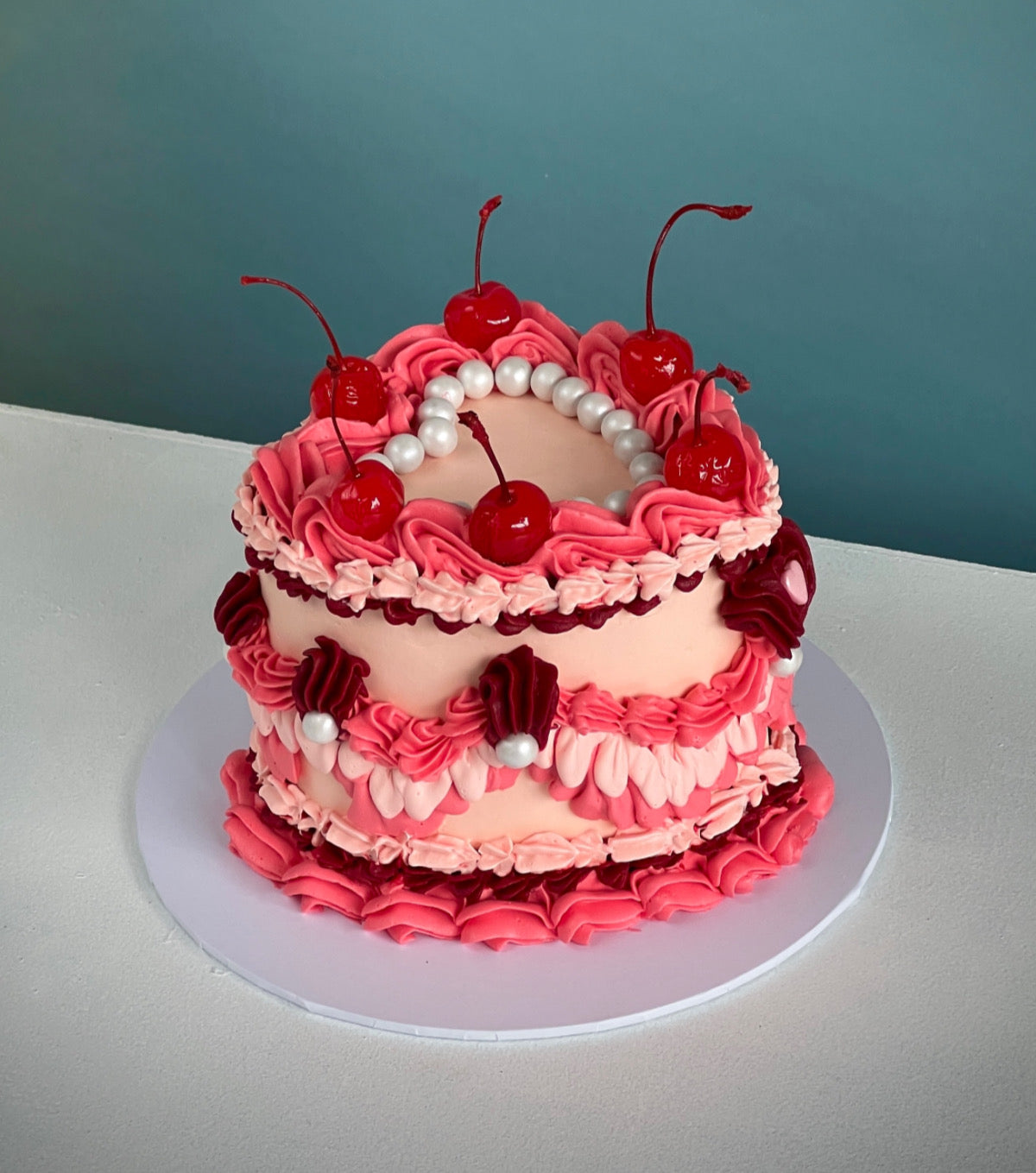 Heart Vanilla Cake
