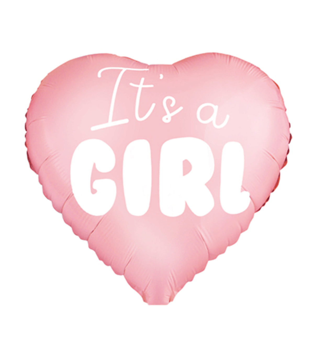 It's a Girl Pink Foil Balloon – helium balloon addition by La Grande Beauté, luxury flower delivery London