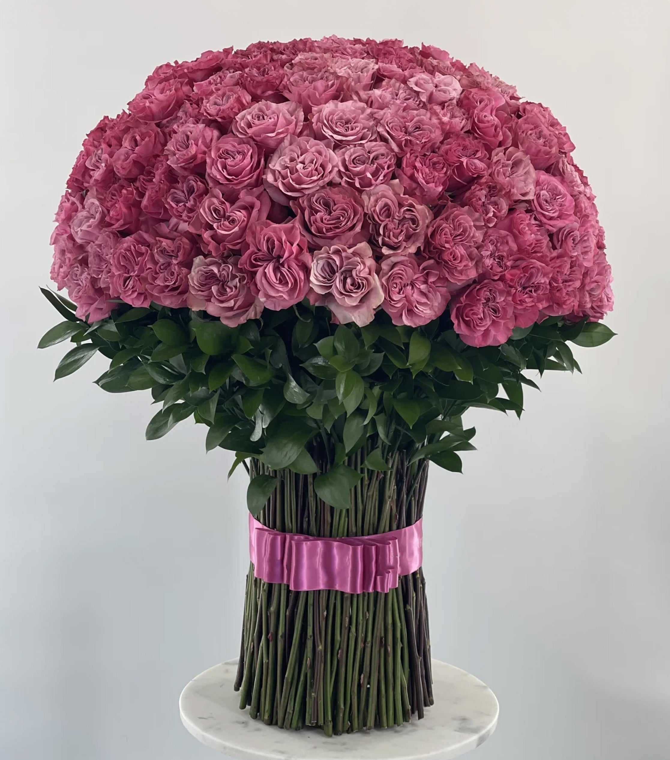 “Rose Rose” – free-standing bouquet of roses by La Grande Beauté, luxury flower delivery London