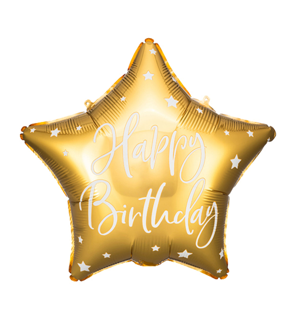 Birthday Star Gold Foil Balloon – helium star balloon by La Grande Beauté, luxury flower delivery London
