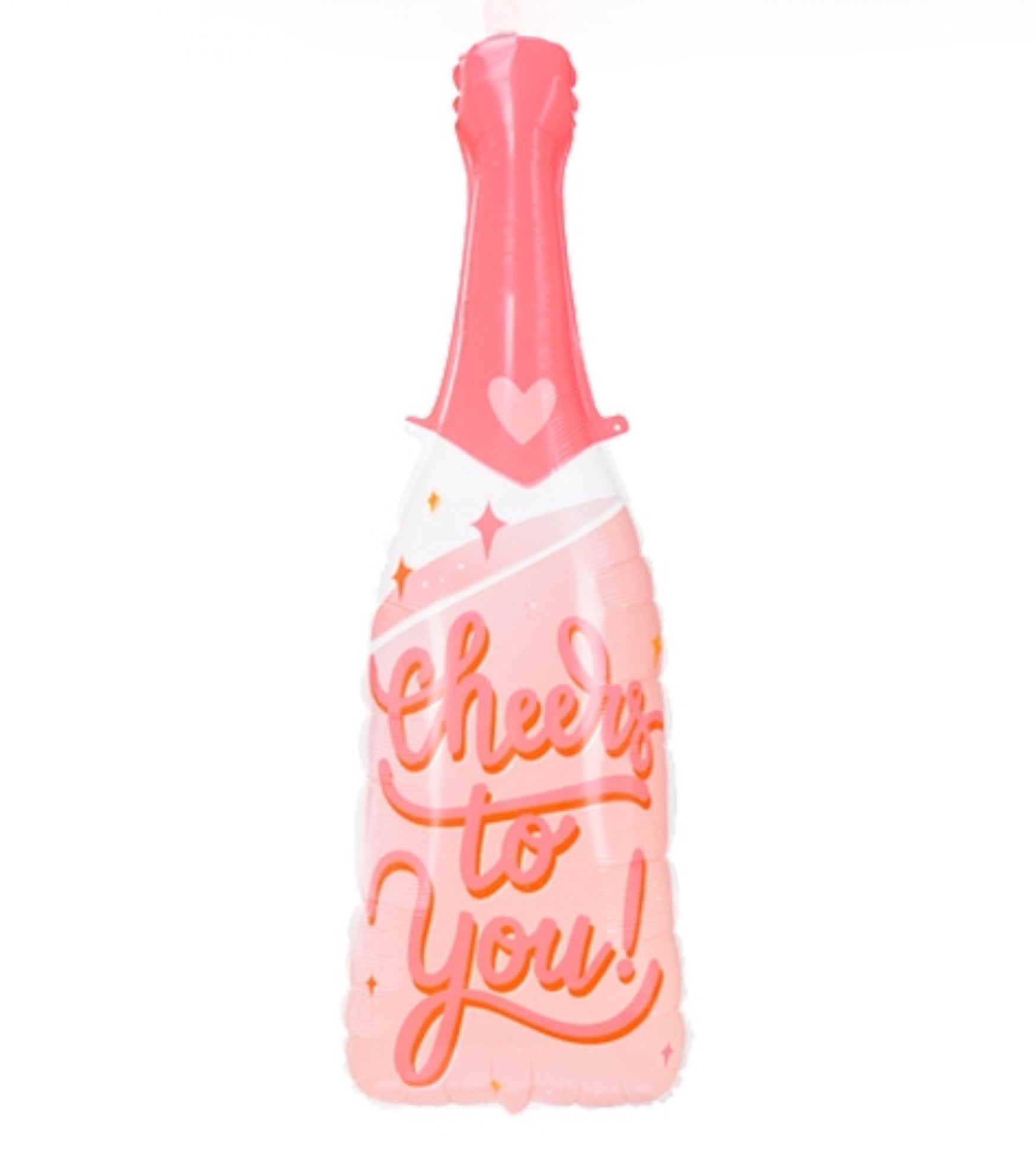 Cheers to You Balloon – bottle-shaped helium foil balloon by La Grande Beauté, luxury flower delivery London