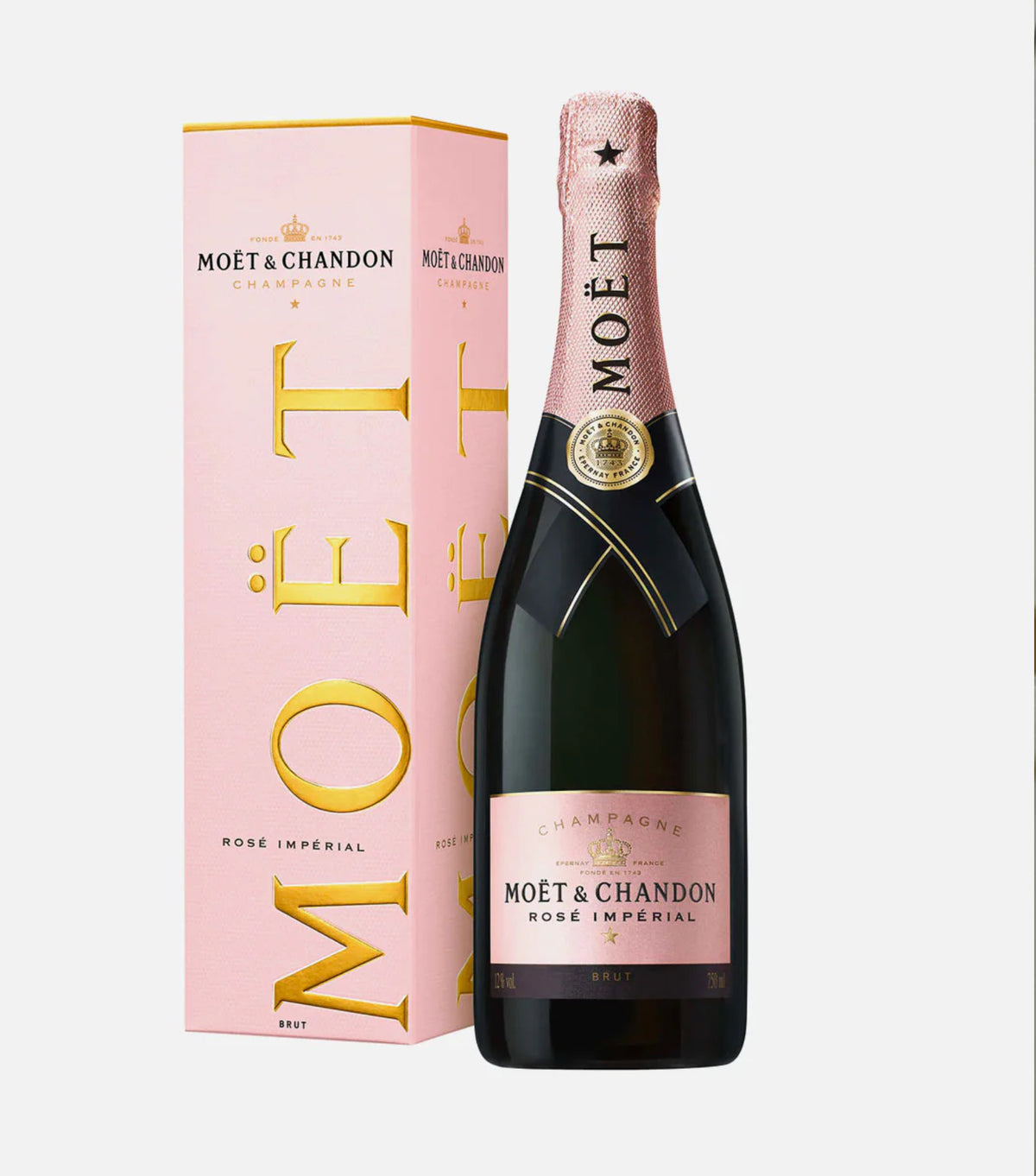 Moët & Chandon Rosé 750ml – champagne add-on by La Grande Beauté, luxury flower delivery London