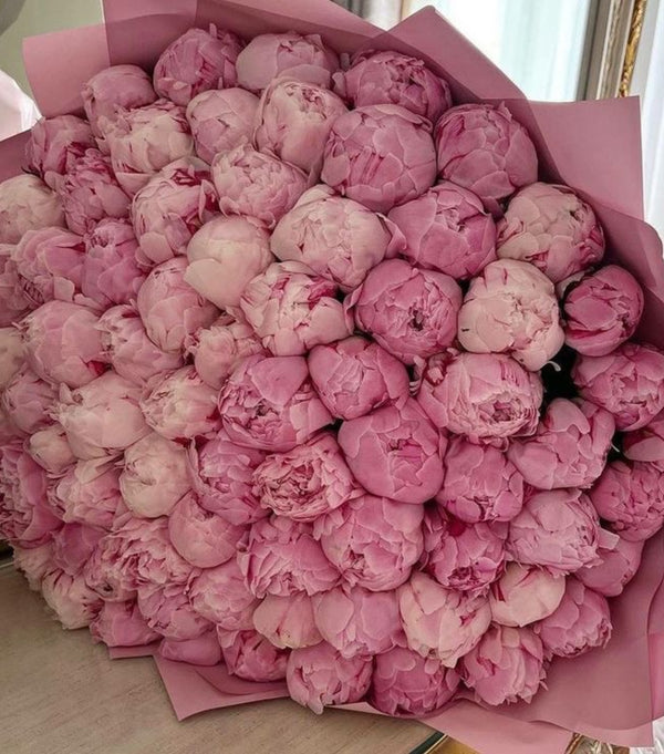 “Pink Peony Bouquet''