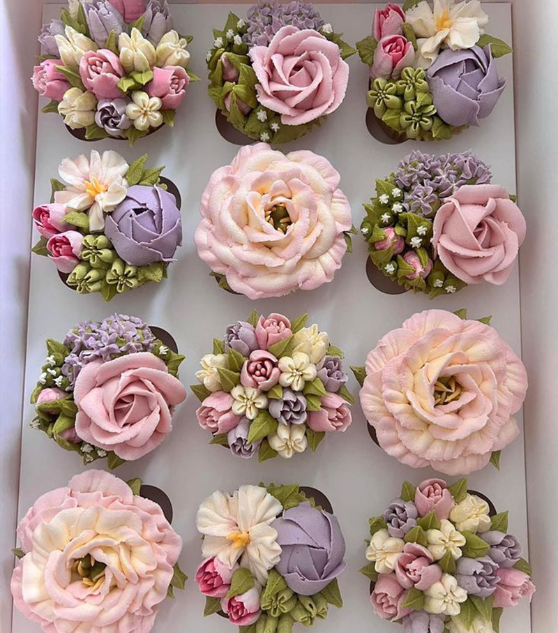 Artisan Flower Cupcakes