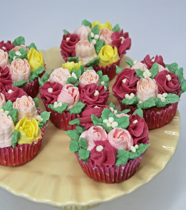Artisan Flower Cupcakes