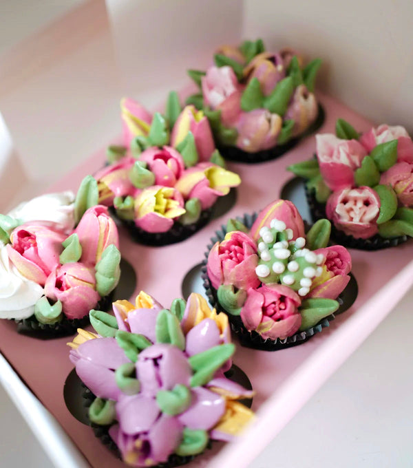 Artisan Mother's Day Tulip Cupcakes