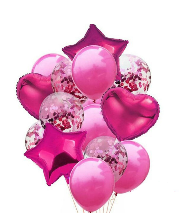 14 Pink Balloon Set