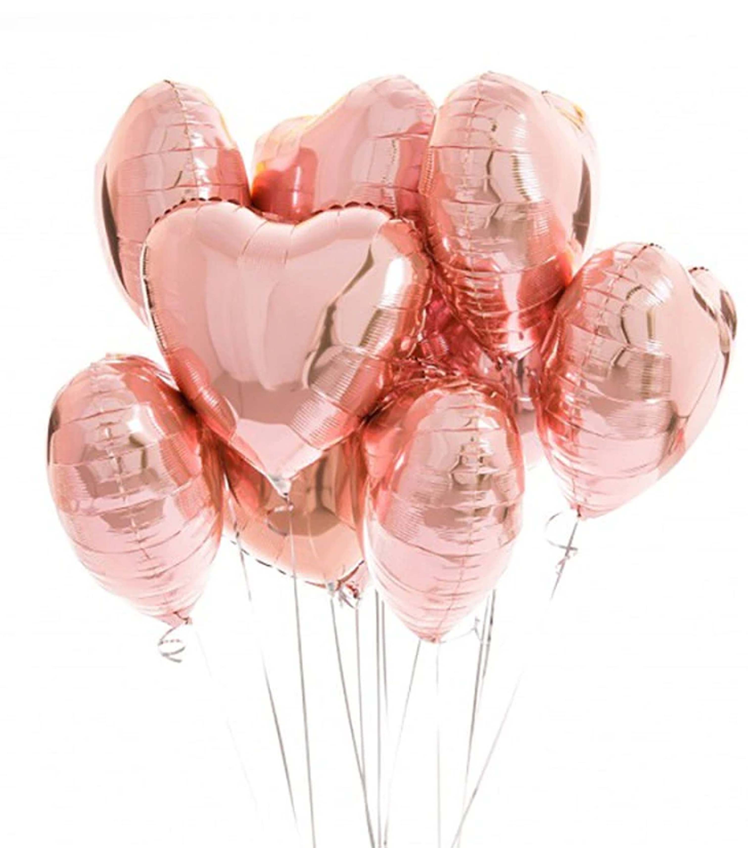 Heart Helium Balloons – helium heart balloon add-on by La Grande Beauté, luxury flower delivery London