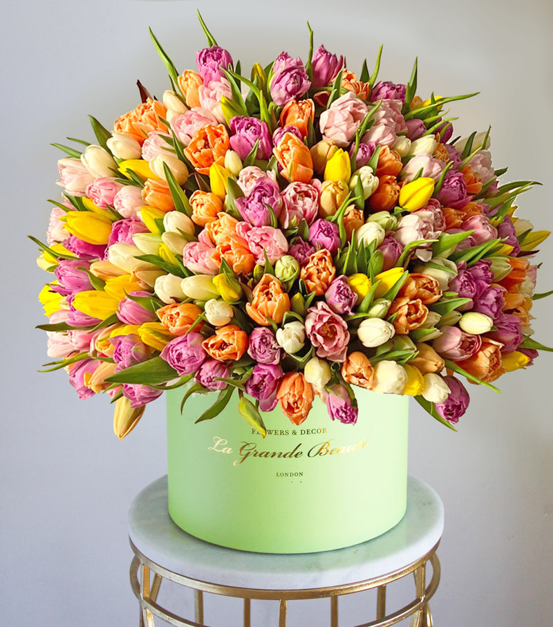 ''Tulip Explosion'' - La Grande Beaute Flower Delivery London